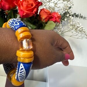 Colorful Glass Beaded Bracelet